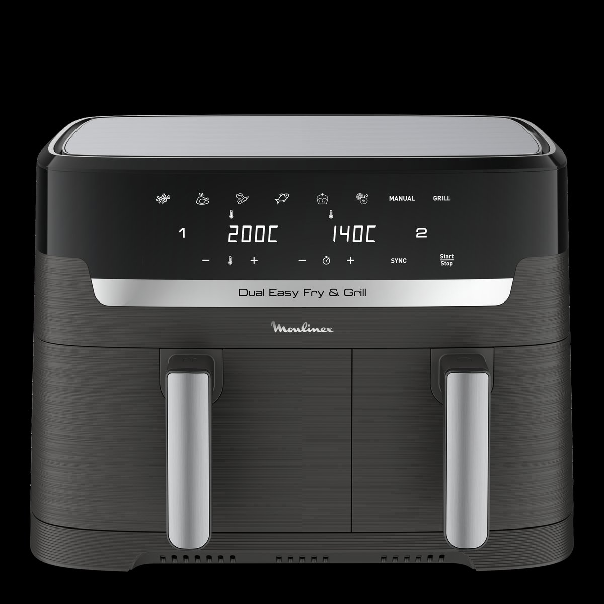 Moulinex Dual Easy Fry & Grill EZ9018